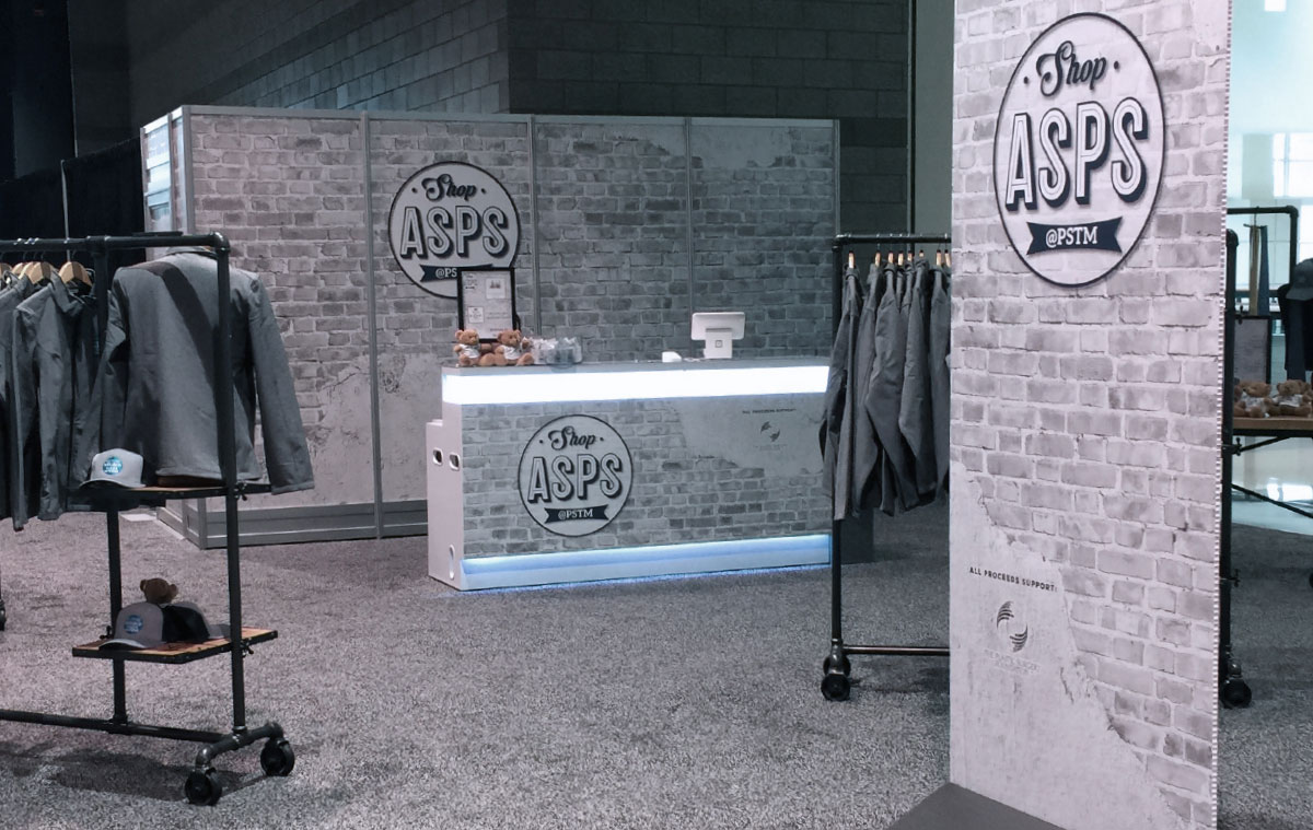 Photo of Shop ASPS at PSTM booth